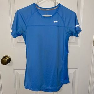 Nike running shirt dri-fit material